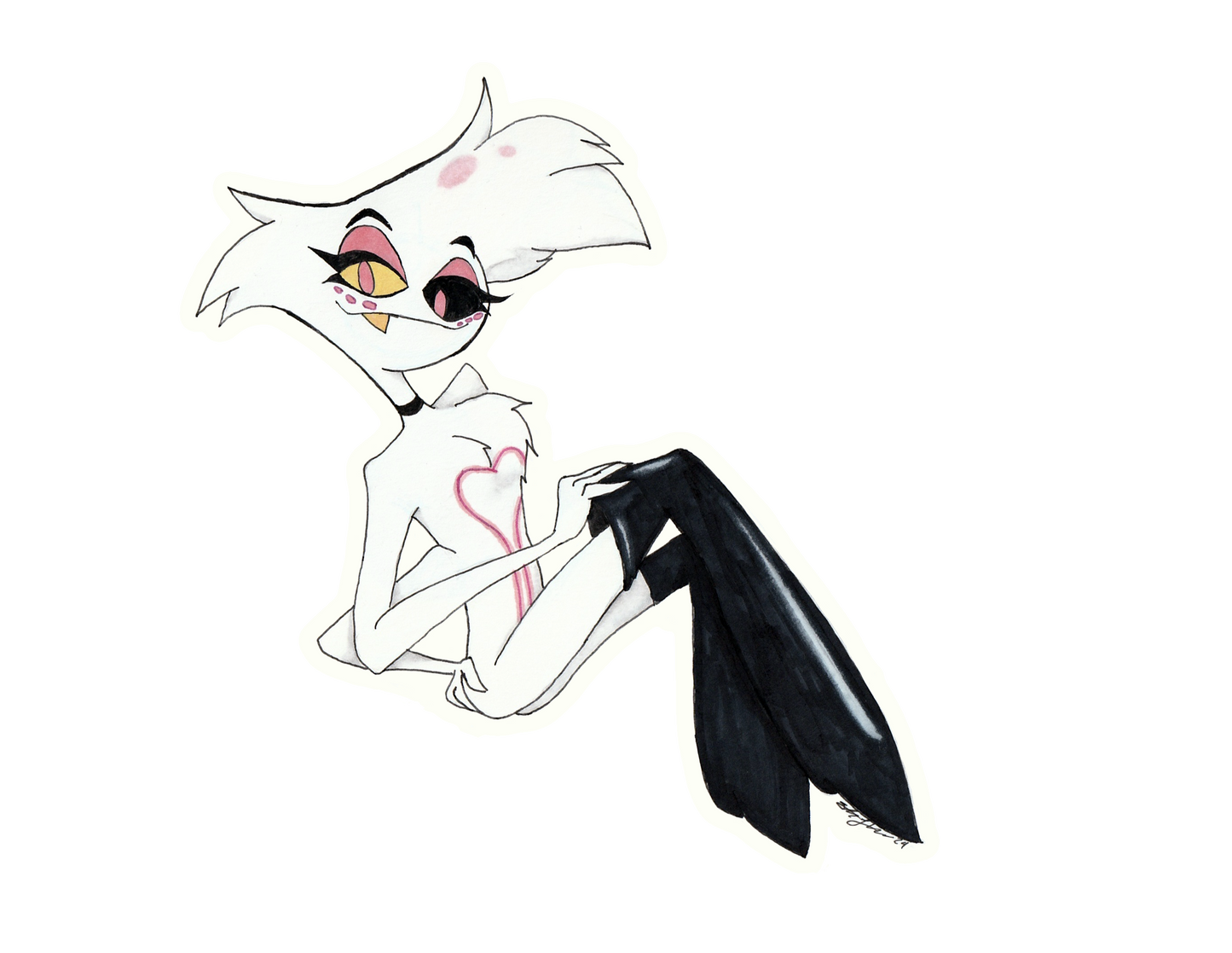 Angel Dust Boots Sticker