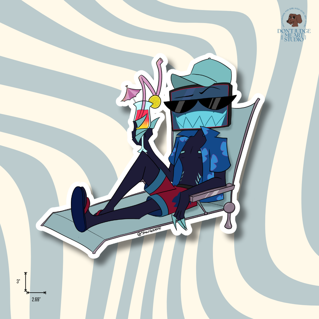 Vox's Vacation Sticker