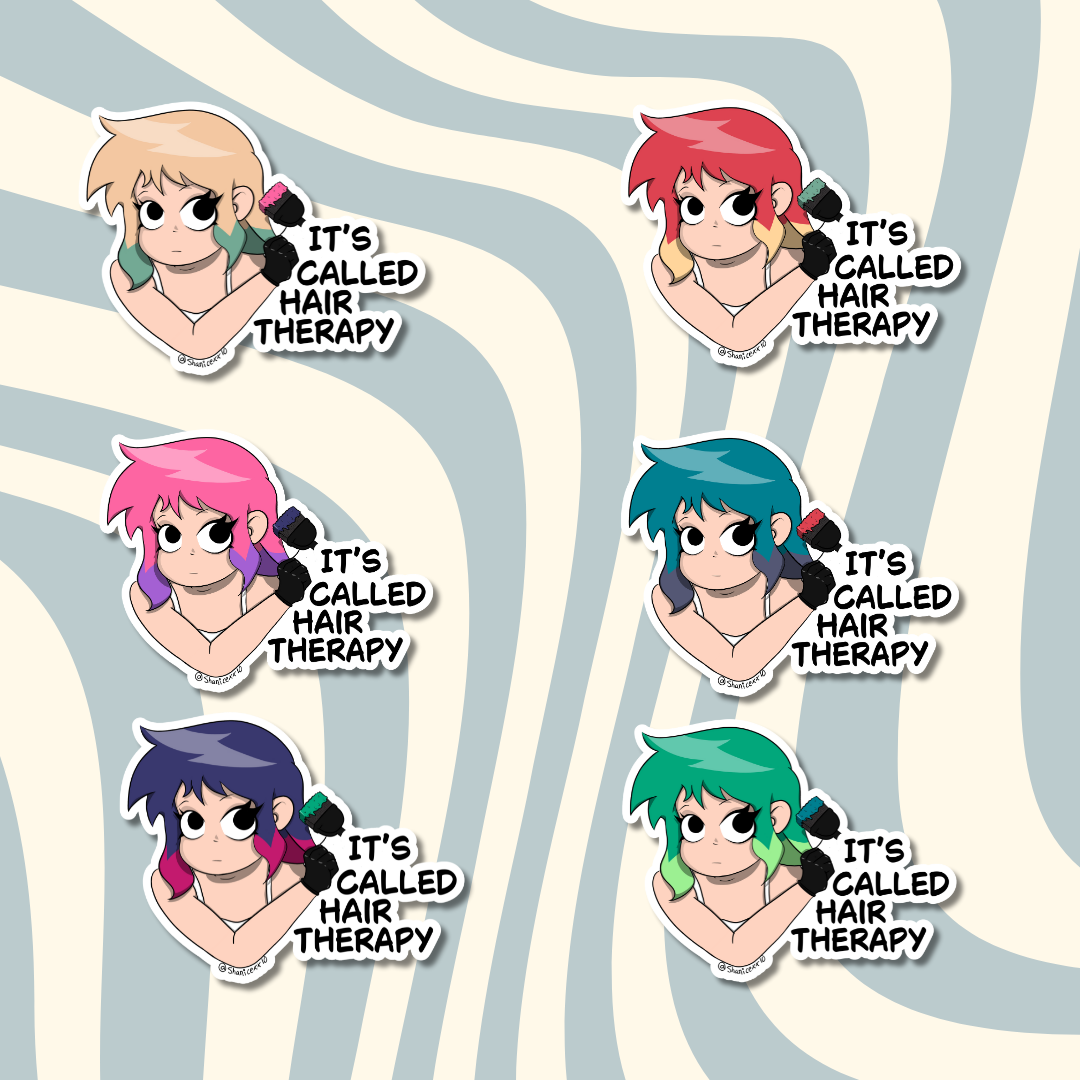 Hair Therapy Sticker
