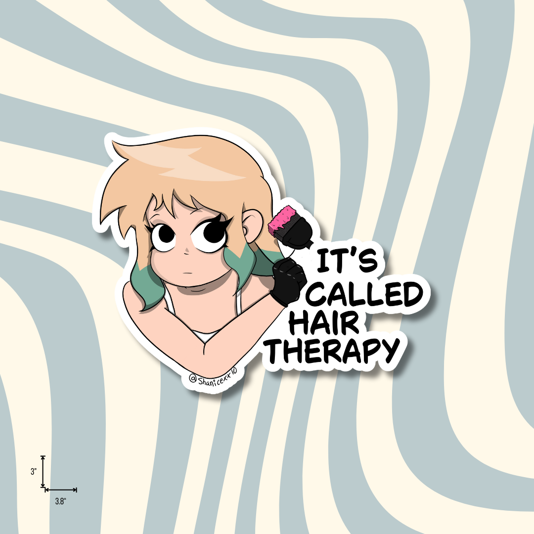 Hair Therapy Sticker
