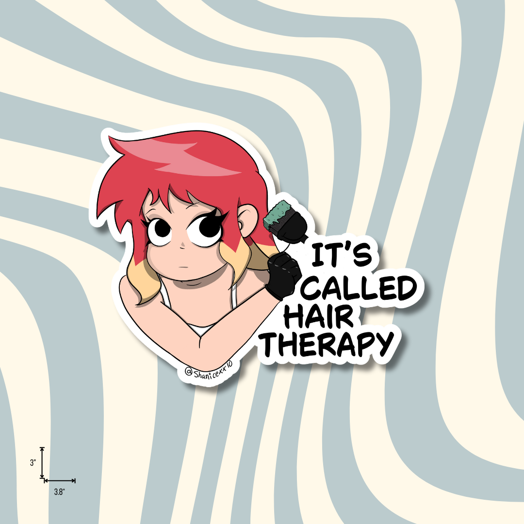 Hair Therapy Sticker