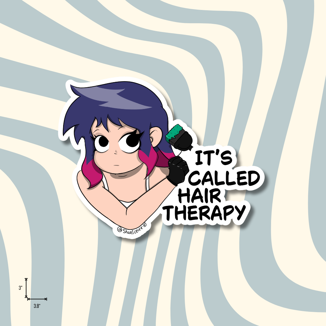 Hair Therapy Sticker