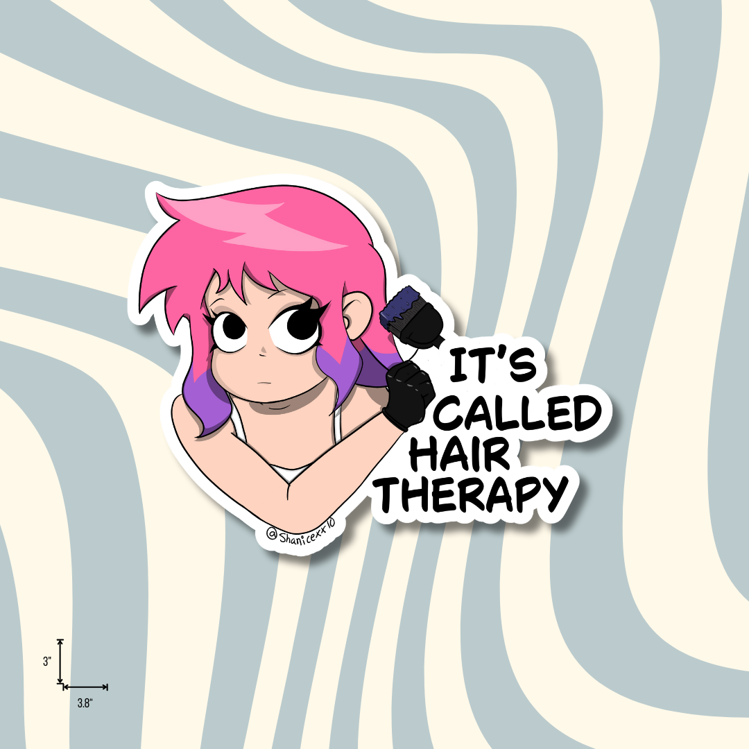 Hair Therapy Sticker