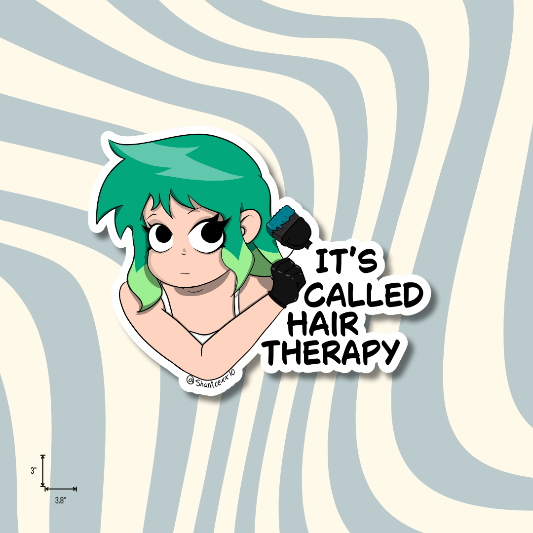 Hair Therapy Sticker