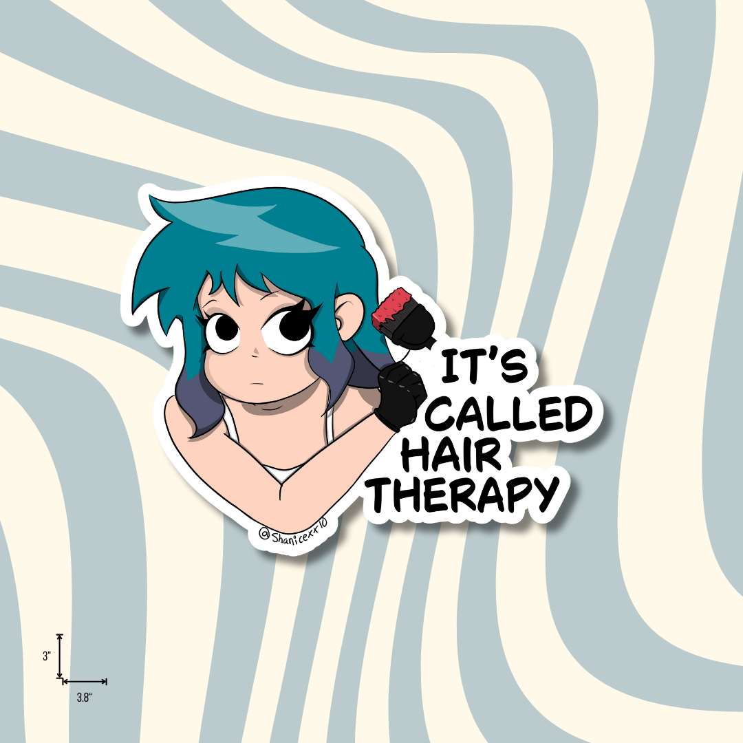 Hair Therapy Sticker