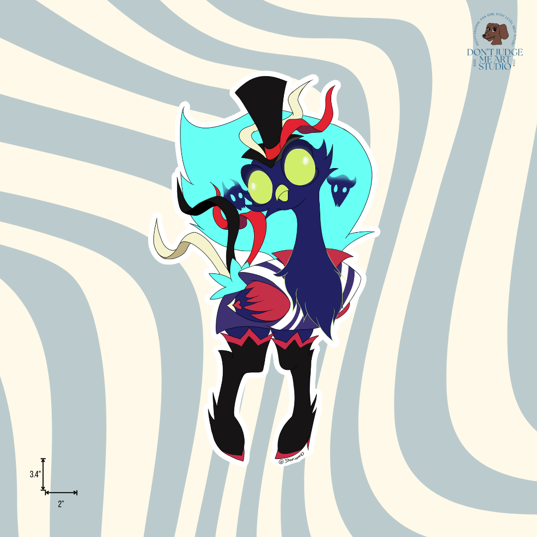 Asmodeus Burb Sticker