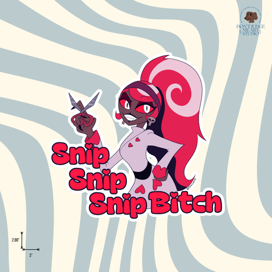 Snip Snip Snip Sticker